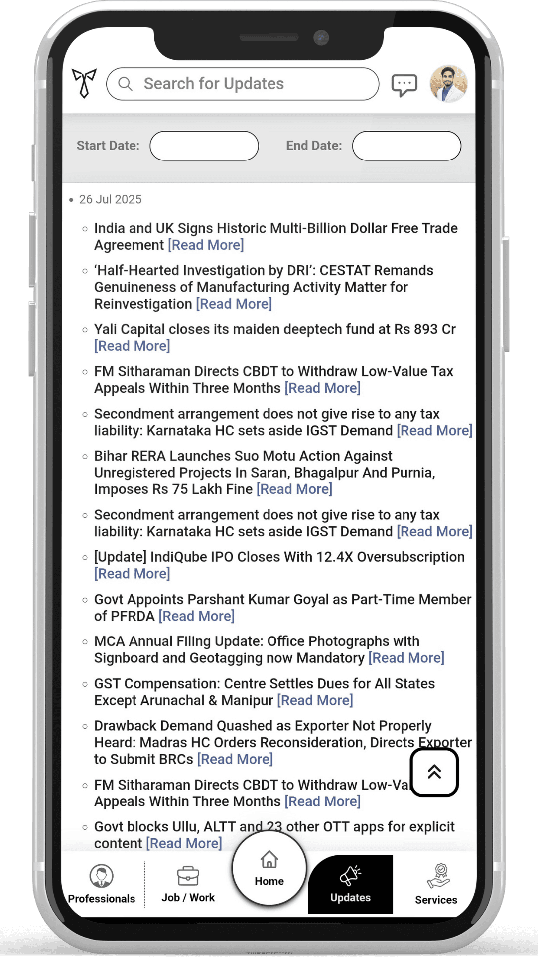 White Collar Professional mobile app preview 5 of 7