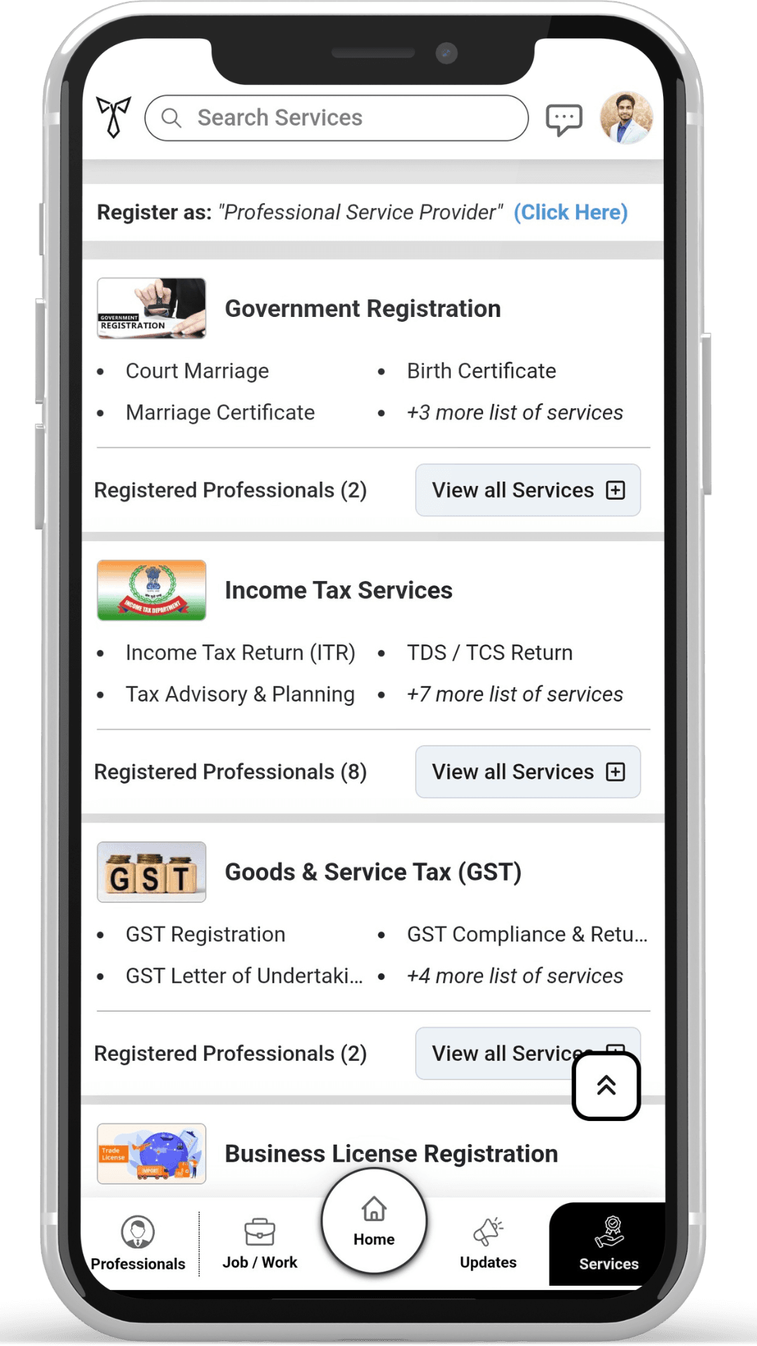 White Collar Professional mobile app preview 6 of 7